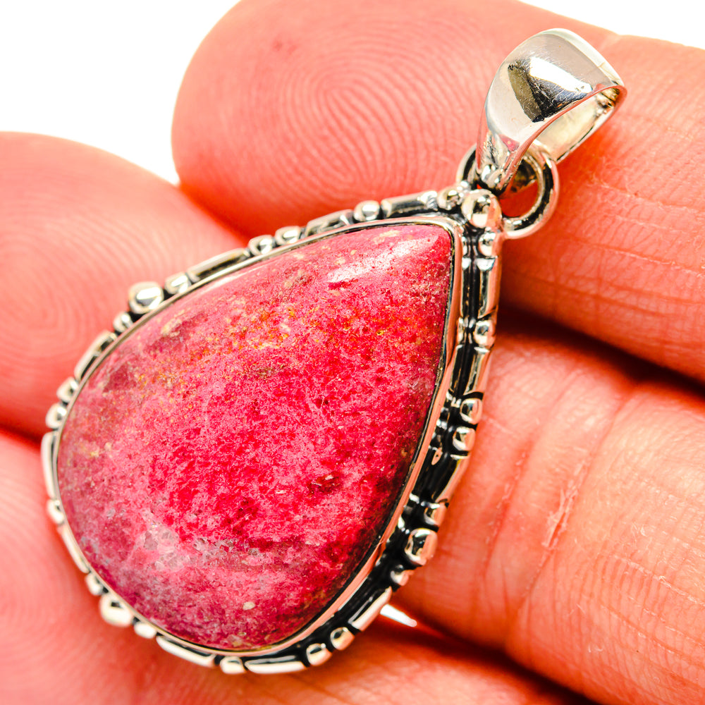 Thulite Pendants handcrafted by Ana Silver Co - PD24258