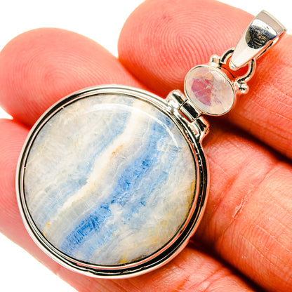 Blue Scheelite Pendants handcrafted by Ana Silver Co - PD24259