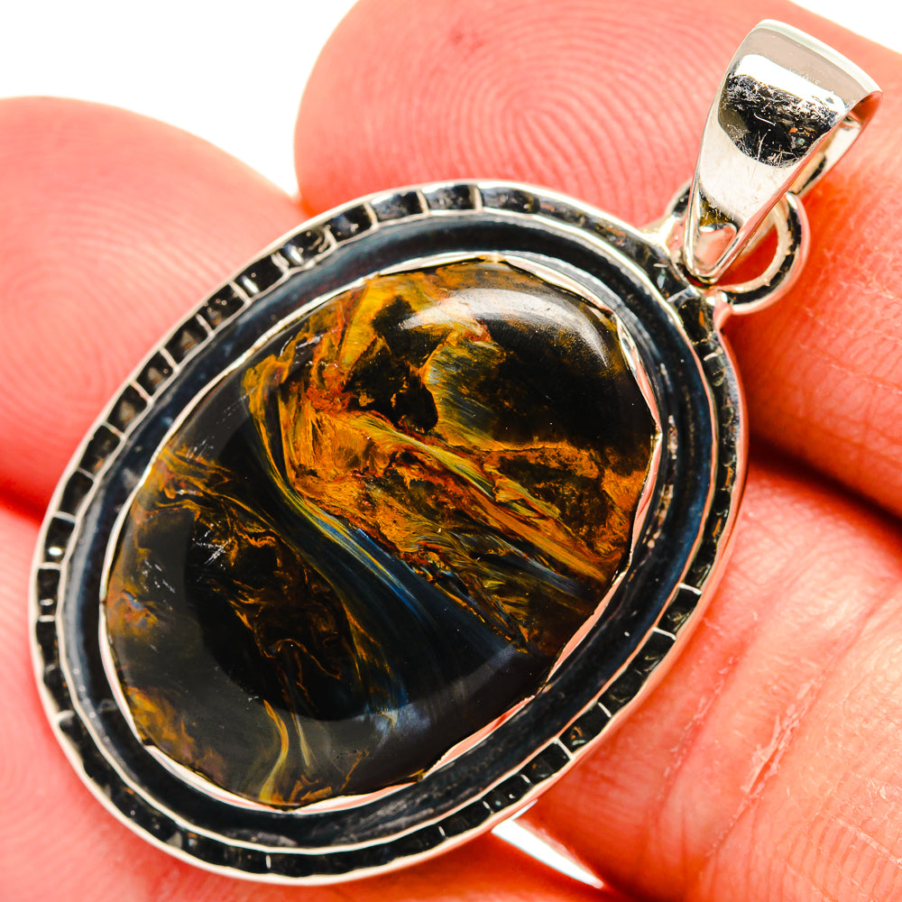 Pietersite Pendants handcrafted by Ana Silver Co - PD24260