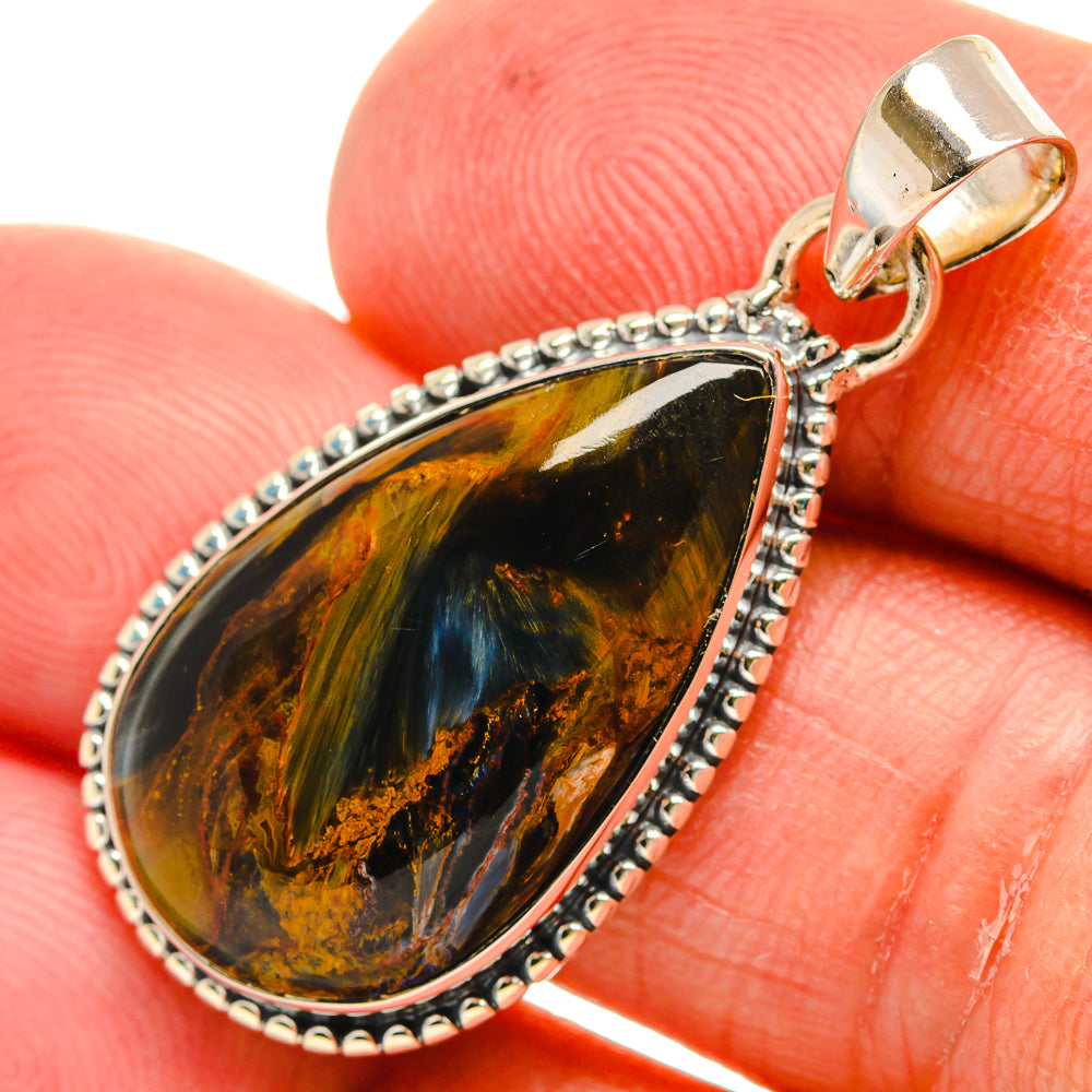 Pietersite Pendants handcrafted by Ana Silver Co - PD24264