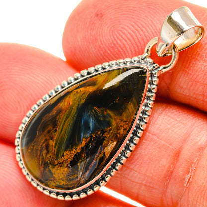Pietersite Pendants handcrafted by Ana Silver Co - PD24264