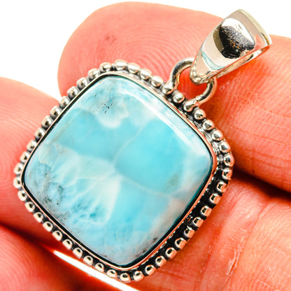 Larimar Pendants handcrafted by Ana Silver Co - PD24269