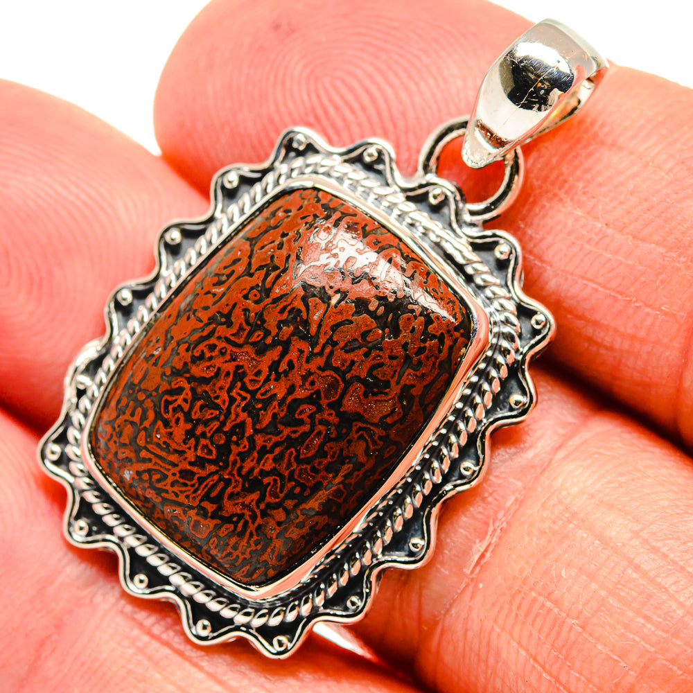 Dinosaur Bone Pendants handcrafted by Ana Silver Co - PD24274