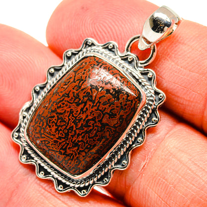 Dinosaur Bone Pendants handcrafted by Ana Silver Co - PD24274