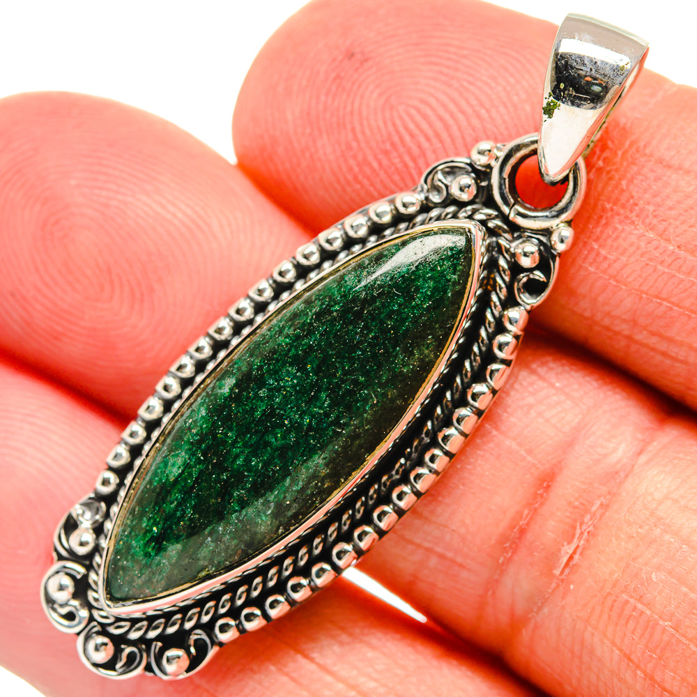 Green Aventurine Pendants handcrafted by Ana Silver Co - PD24275