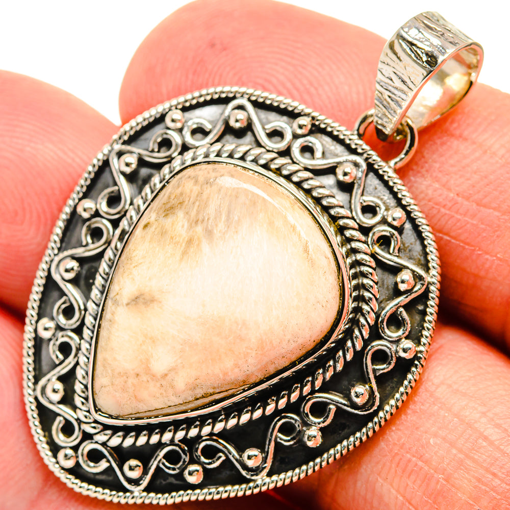 Scolecite Pendants handcrafted by Ana Silver Co - PD24280