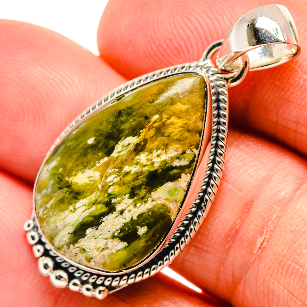 Rainforest Opal Pendants handcrafted by Ana Silver Co - PD24289