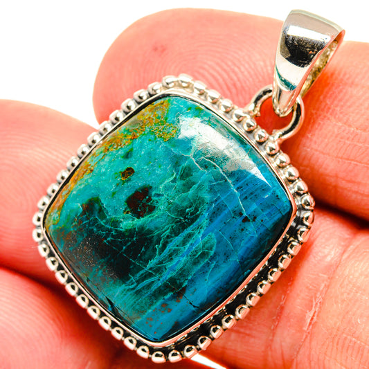 Chrysocolla Pendants handcrafted by Ana Silver Co - PD24290
