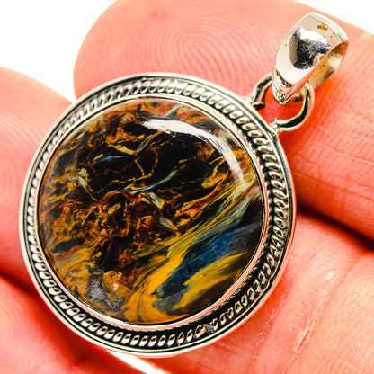 Pietersite Pendants handcrafted by Ana Silver Co - PD24293