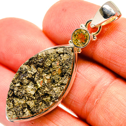Pyrite Pendants handcrafted by Ana Silver Co - PD24295