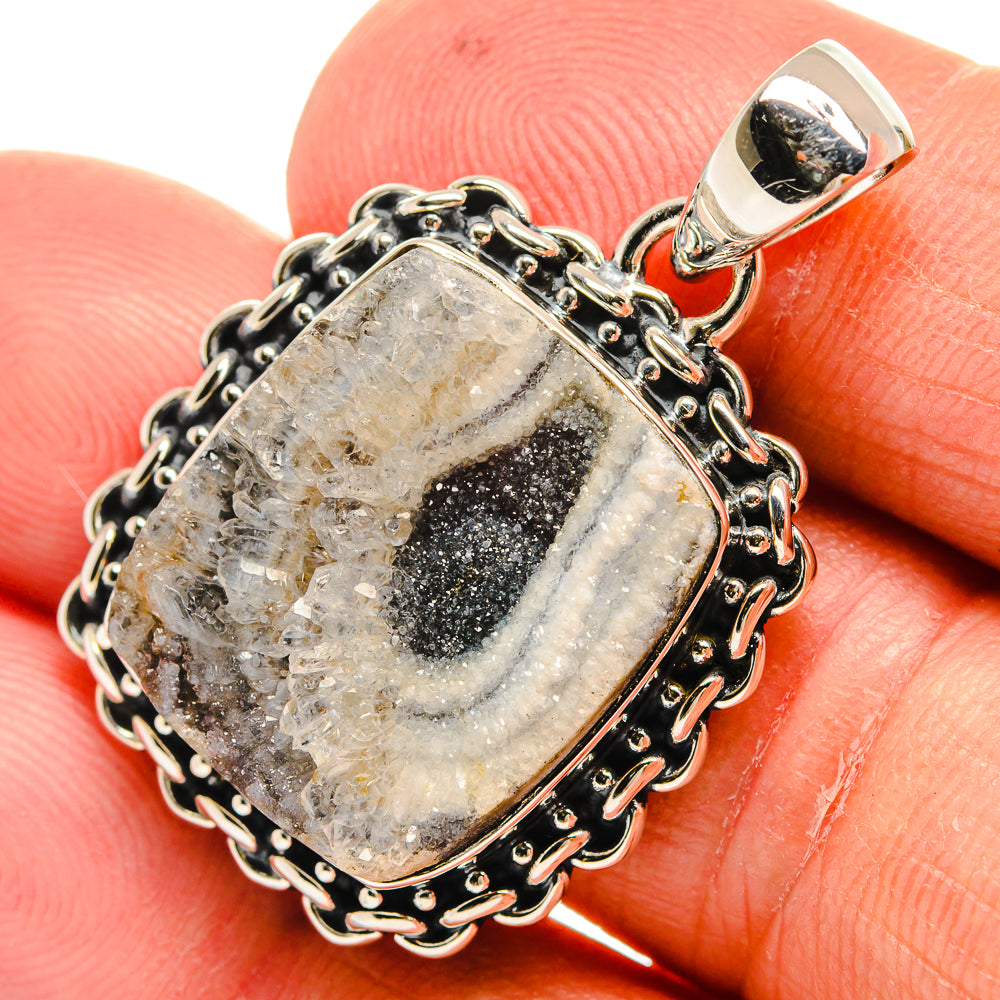 Desert Druzy Pendants handcrafted by Ana Silver Co - PD24296