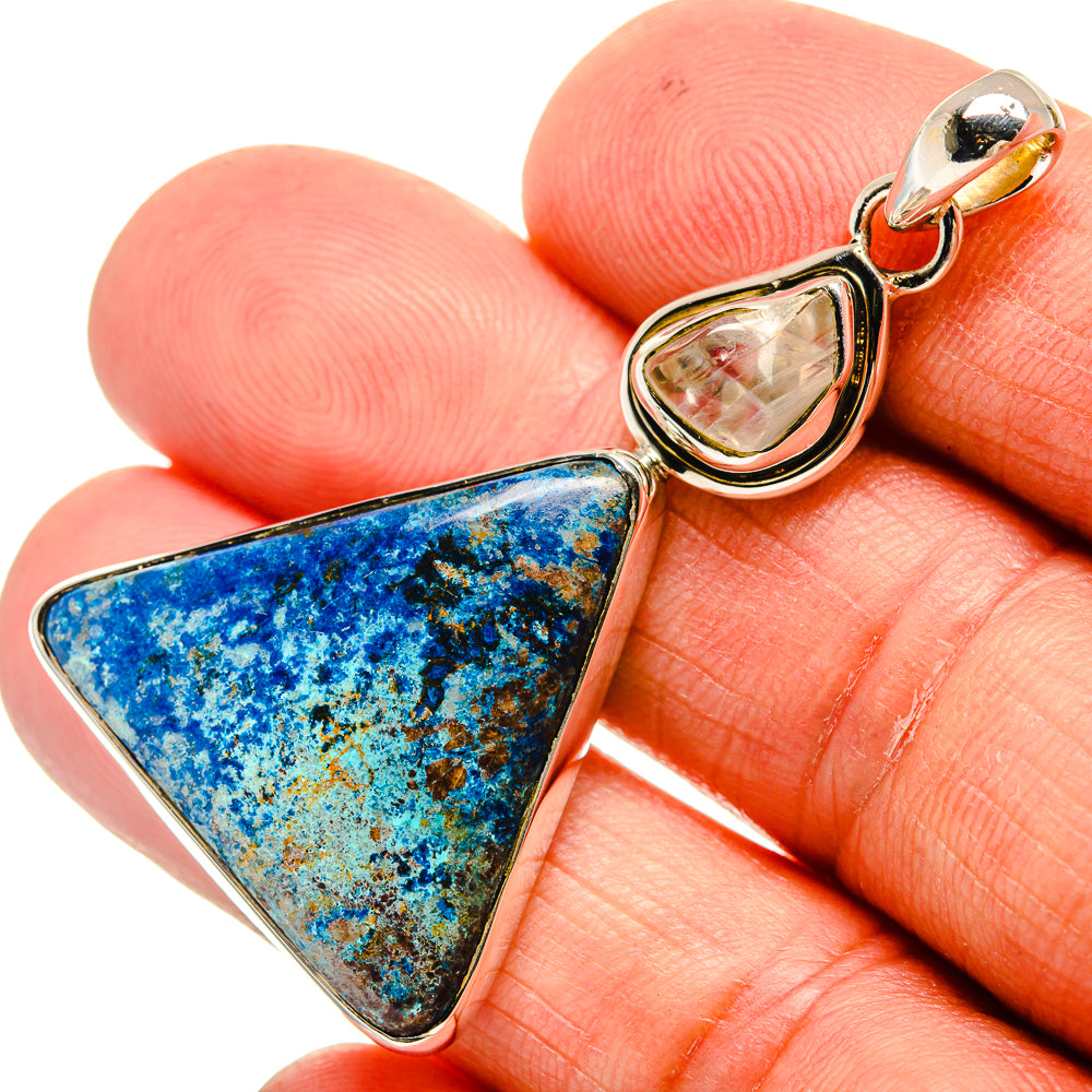 Shattuckite Pendants handcrafted by Ana Silver Co - PD24298