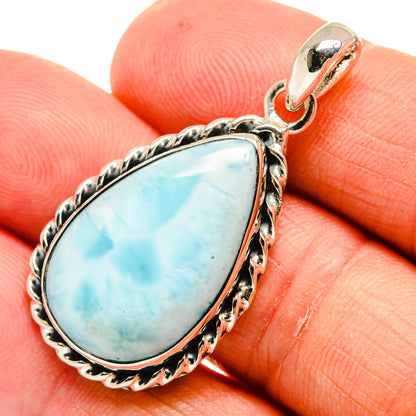 Larimar Pendants handcrafted by Ana Silver Co - PD24303