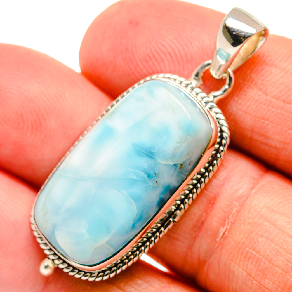 Larimar Pendants handcrafted by Ana Silver Co - PD24304