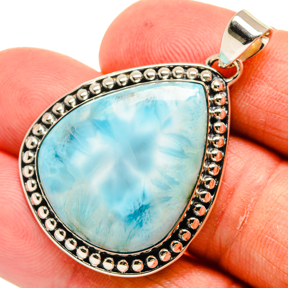 Larimar Pendants handcrafted by Ana Silver Co - PD24306
