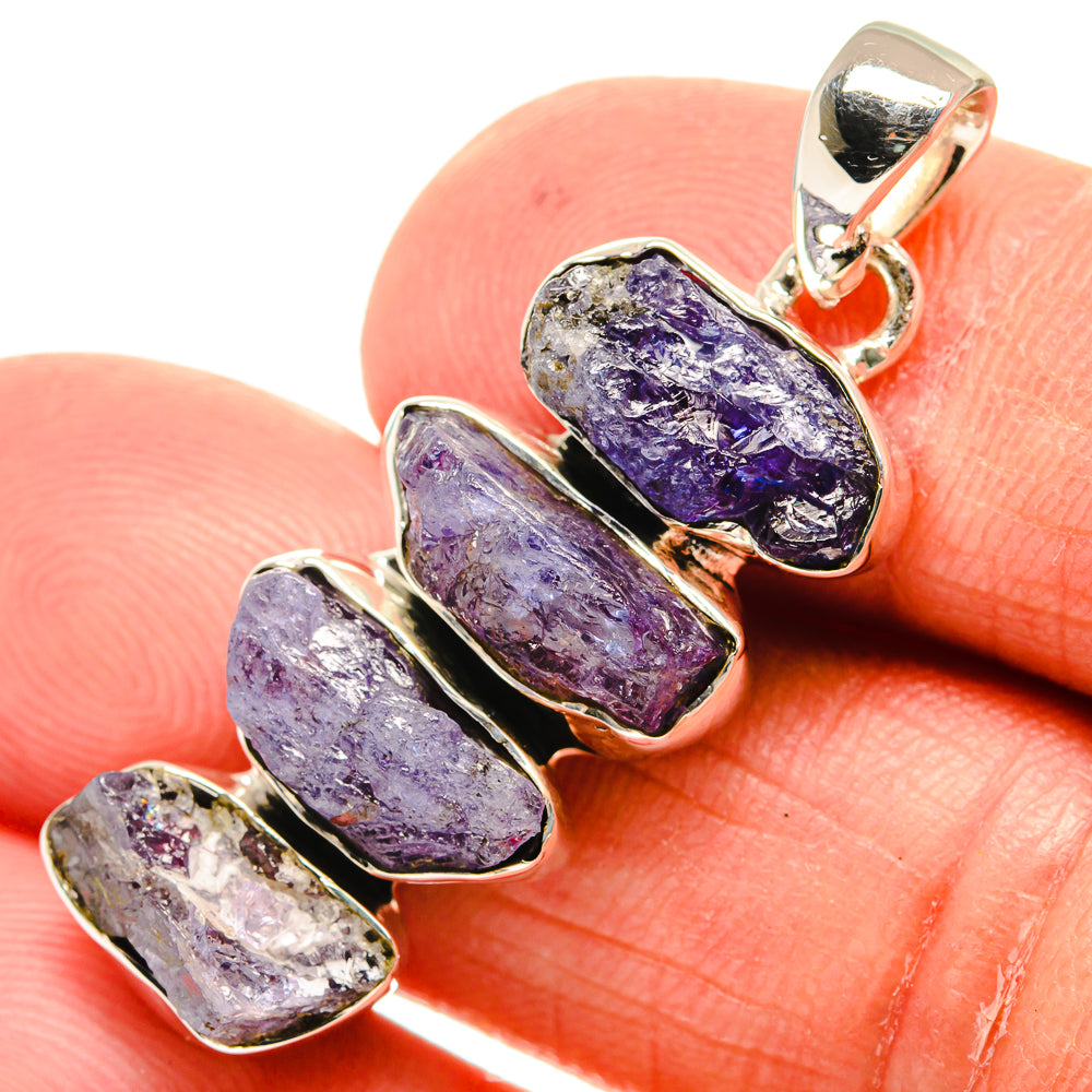 Tanzanite Pendants handcrafted by Ana Silver Co - PD24310