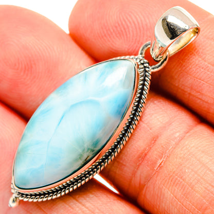 Larimar Pendants handcrafted by Ana Silver Co - PD24321
