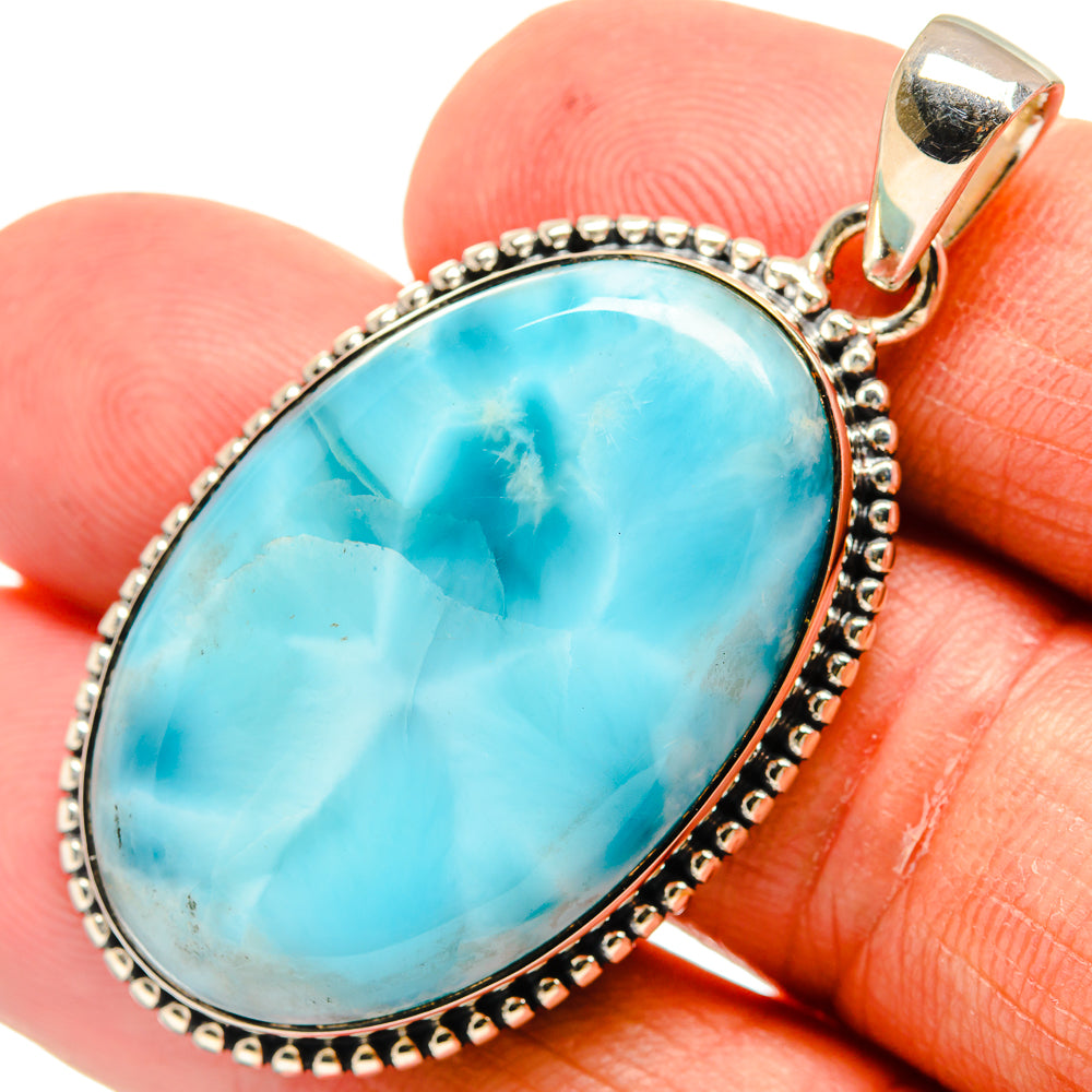 Larimar Pendants handcrafted by Ana Silver Co - PD24333