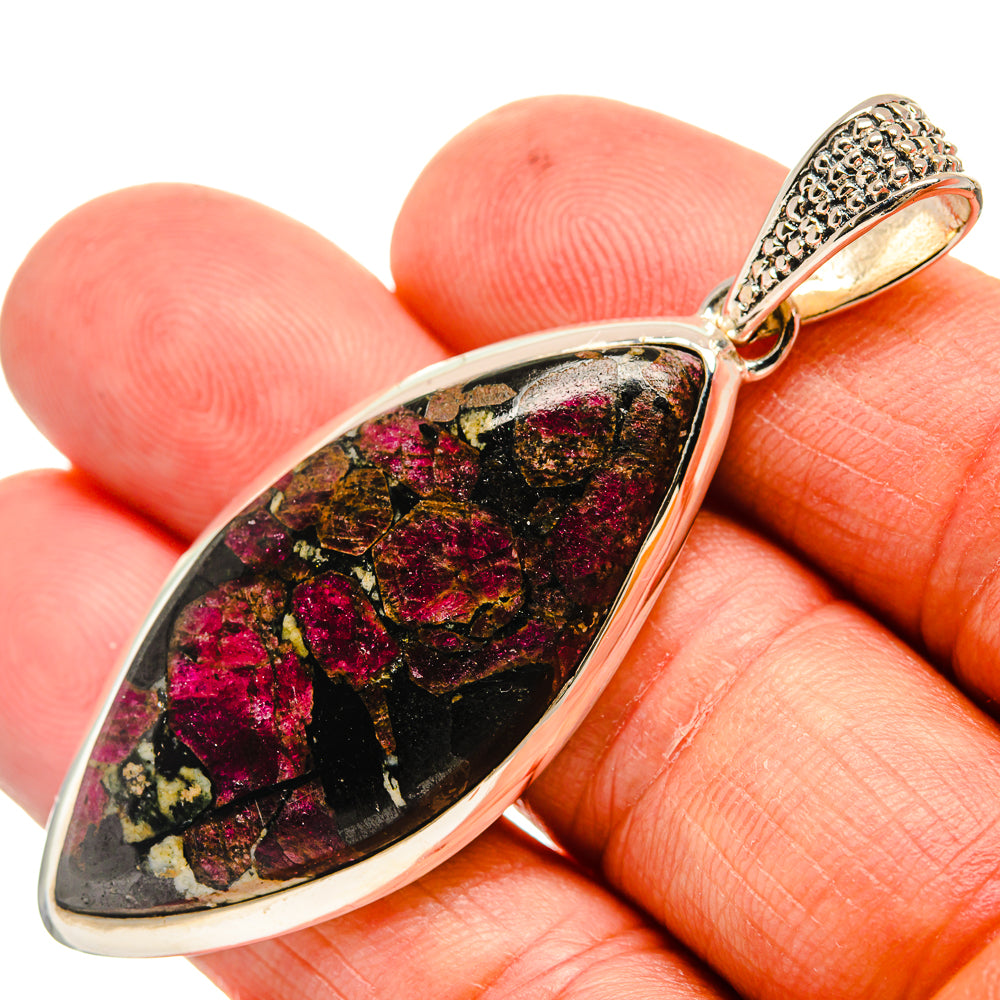Russian Eudialyte Pendants handcrafted by Ana Silver Co - PD24337