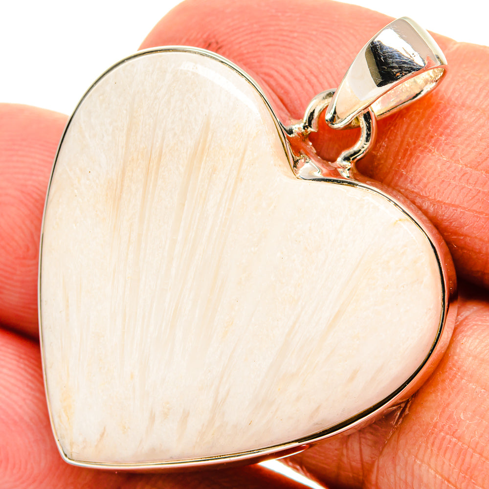 Scolecite Pendants handcrafted by Ana Silver Co - PD24348