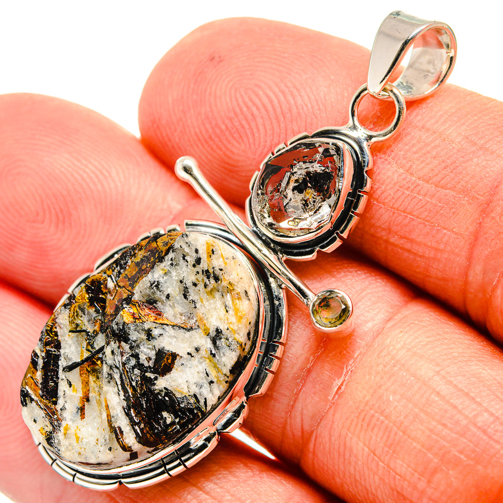 Astrophyllite Pendants handcrafted by Ana Silver Co - PD24353