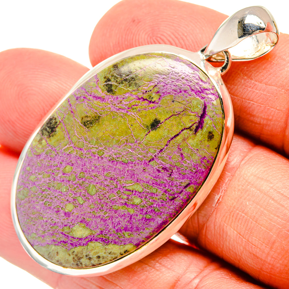 Stichtite Pendants handcrafted by Ana Silver Co - PD24355