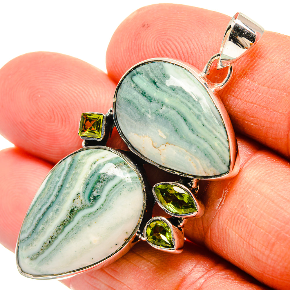 Ocean Jasper Pendants handcrafted by Ana Silver Co - PD24363