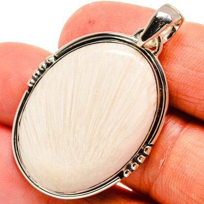Scolecite Pendants handcrafted by Ana Silver Co - PD24365