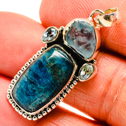 Apatite Pendants handcrafted by Ana Silver Co - PD24367