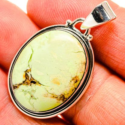 Lemon Chrysoprase Pendants handcrafted by Ana Silver Co - PD24370