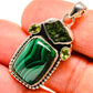 Malachite Pendants handcrafted by Ana Silver Co - PD24371
