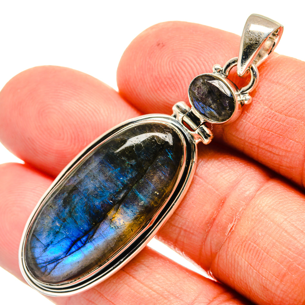 Labradorite Pendants handcrafted by Ana Silver Co - PD24382
