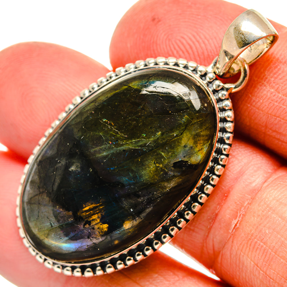 Labradorite Pendants handcrafted by Ana Silver Co - PD24384