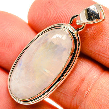 Rainbow Moonstone Pendants handcrafted by Ana Silver Co - PD24393