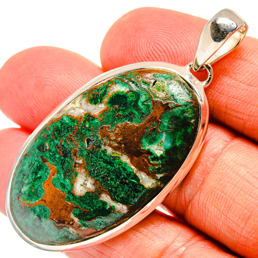 Chrysocolla Pendants handcrafted by Ana Silver Co - PD24403