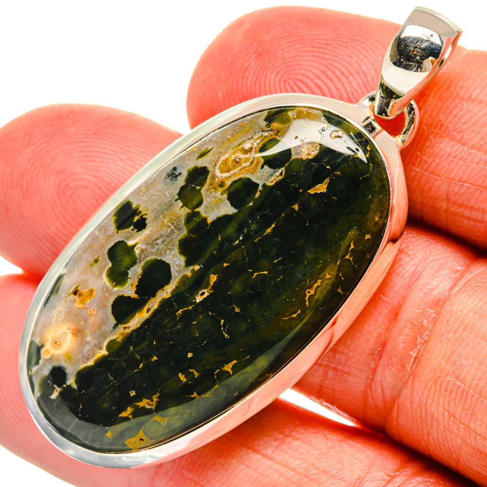 Ocean Jasper Pendants handcrafted by Ana Silver Co - PD24409