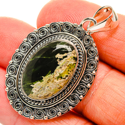 Rainforest Opal Pendants handcrafted by Ana Silver Co - PD24431