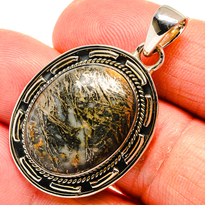 Astrophyllite Pendants handcrafted by Ana Silver Co - PD24444