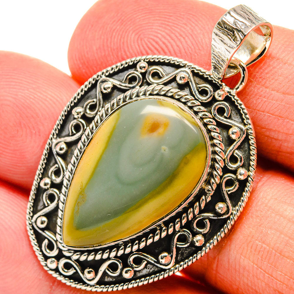 Willow Creek Jasper Pendants handcrafted by Ana Silver Co - PD24445