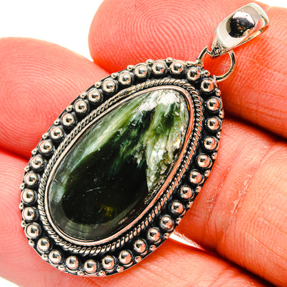 Seraphinite Pendants handcrafted by Ana Silver Co - PD24456