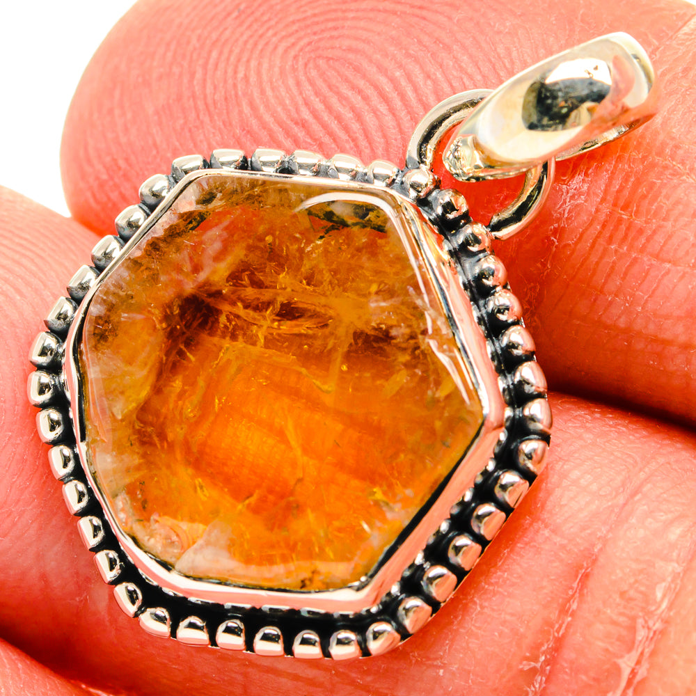 Citrine Pendants handcrafted by Ana Silver Co - PD24465
