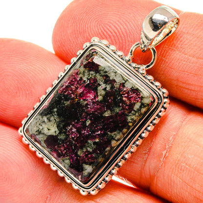 Russian Eudialyte Pendants handcrafted by Ana Silver Co - PD24470