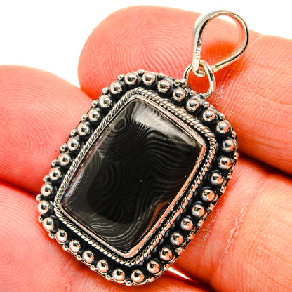Psilomelane Pendants handcrafted by Ana Silver Co - PD24474