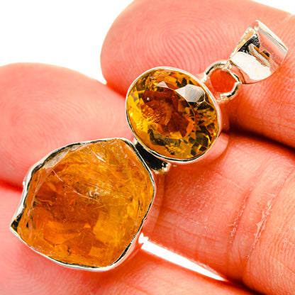 Citrine Pendants handcrafted by Ana Silver Co - PD24486