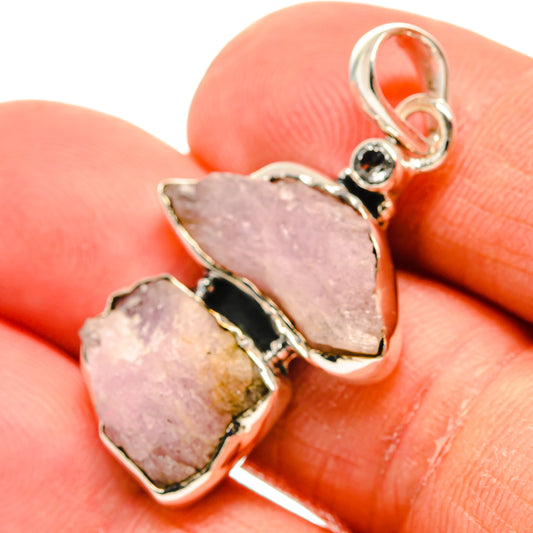 Kunzite Pendants handcrafted by Ana Silver Co - PD24493