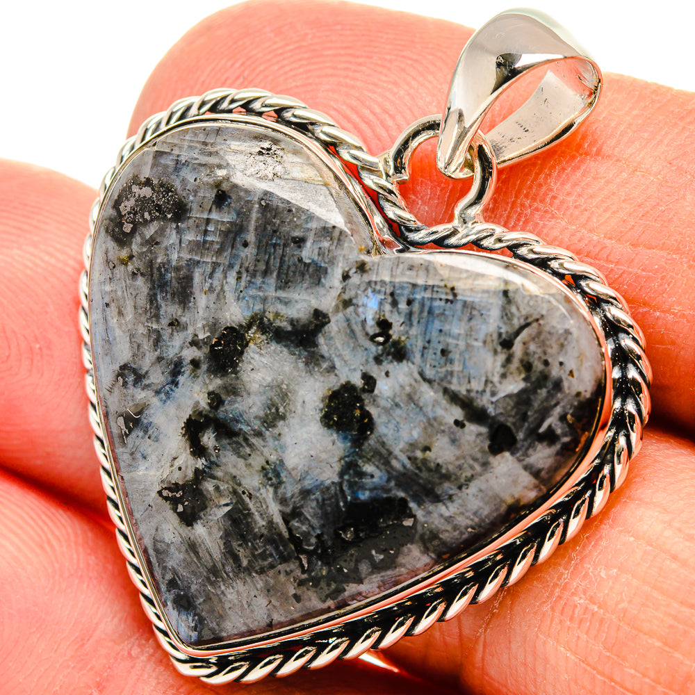 Larvikite Pendants handcrafted by Ana Silver Co - PD24501