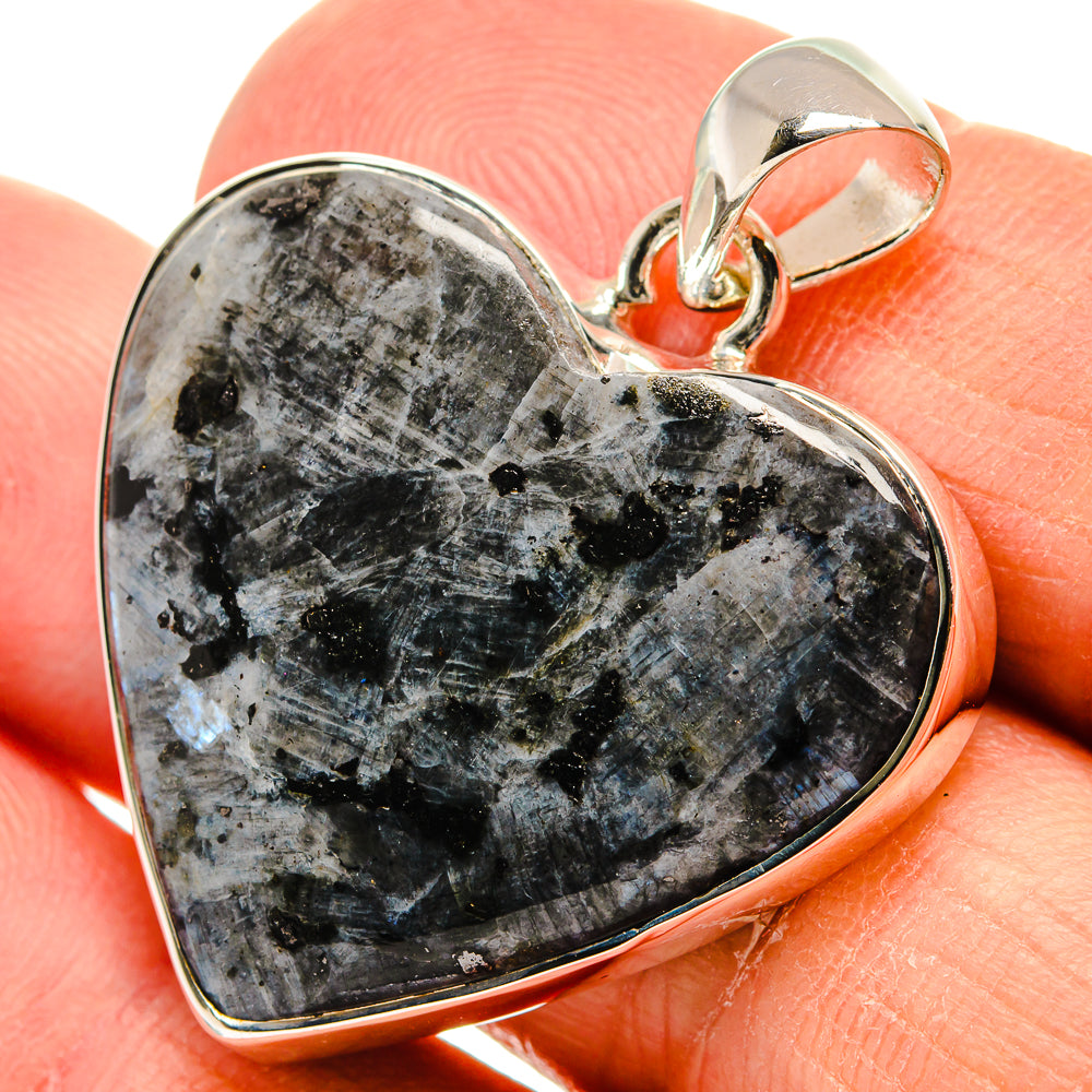 Larvikite Pendants handcrafted by Ana Silver Co - PD24502