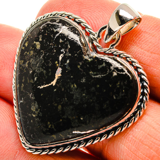 Black Agate Pendants handcrafted by Ana Silver Co - PD24505
