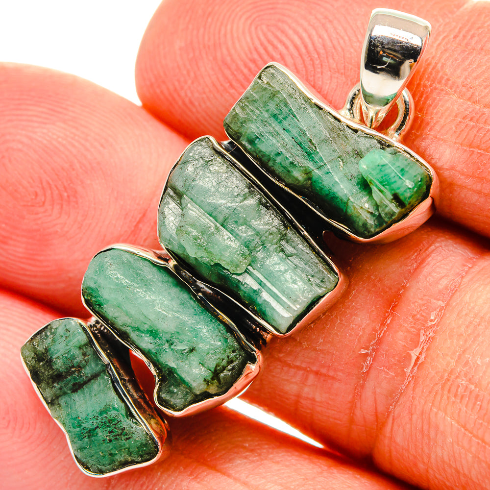 Chrysoprase Pendants handcrafted by Ana Silver Co - PD24508