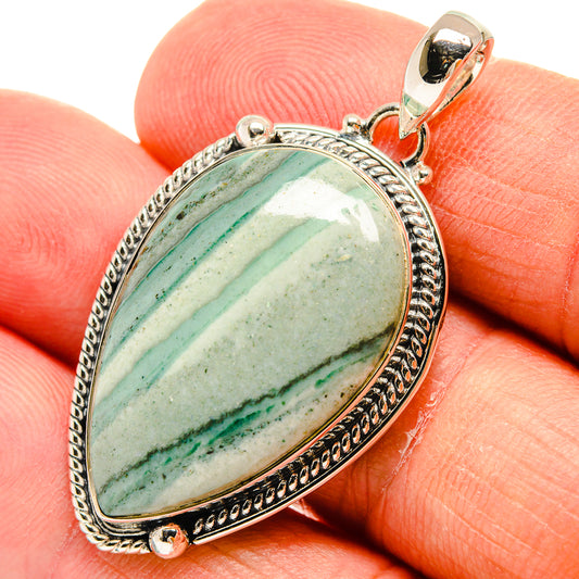 Green Jasper Pendants handcrafted by Ana Silver Co - PD24516